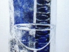 Blaue Figur, 2006, Acryl/Leinwand, 160x50